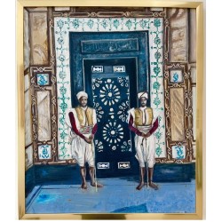 Two Guards in Front of Consulate Two Guards in Front of Consulate