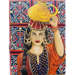 Egyptian Woman With Water Jug Egyptian Woman With Water Jug
