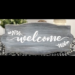Front Door Welcome Sign